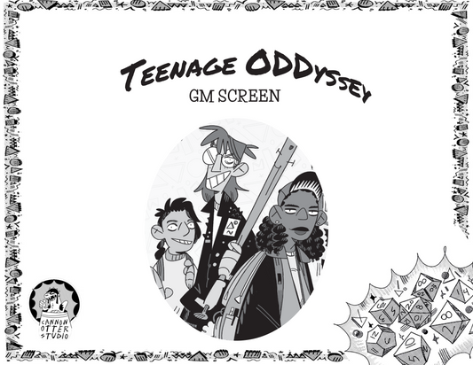 Teenage Oddyssey Digital GM Screen